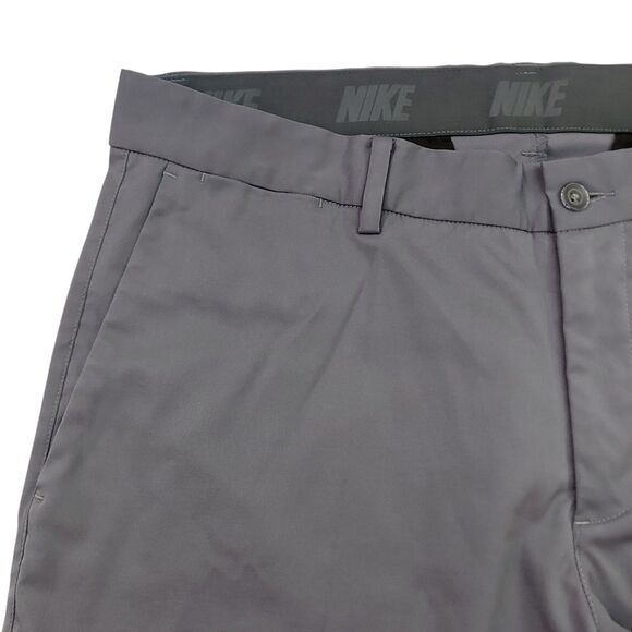 Nike Golf Pants Mens 34x33 Gray Straight Leg Comfort Lightweight Performance - Picture 4 of 12